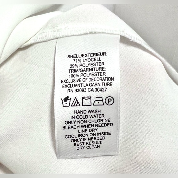 NIC+ZOE White Double Layer Tank Top w/ Grey/Black Intricate 3D Design Texture🤍 - Picture 7 of 7